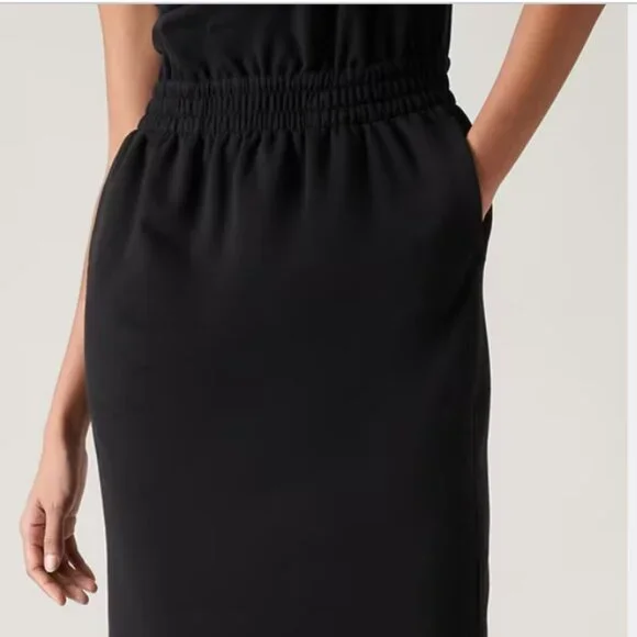 Athleta Black Sleeveless Sheath Dress NWT - Picture 5 of 12